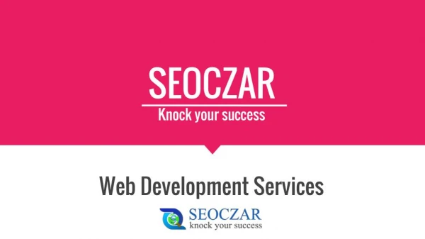 Web and Mobile Application Development Company Delhi/NCR - SEOCZAR