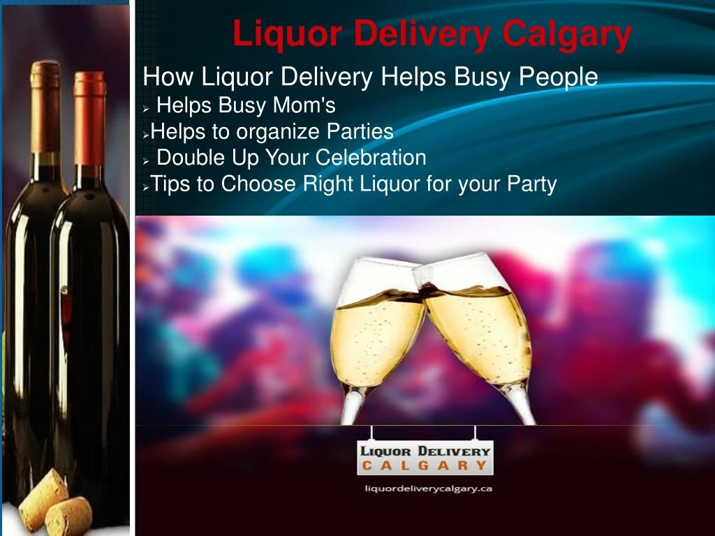liquor delivery calgary