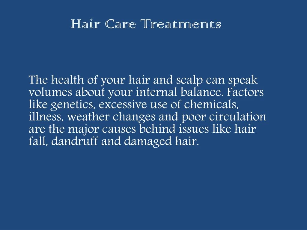 hair care treatments