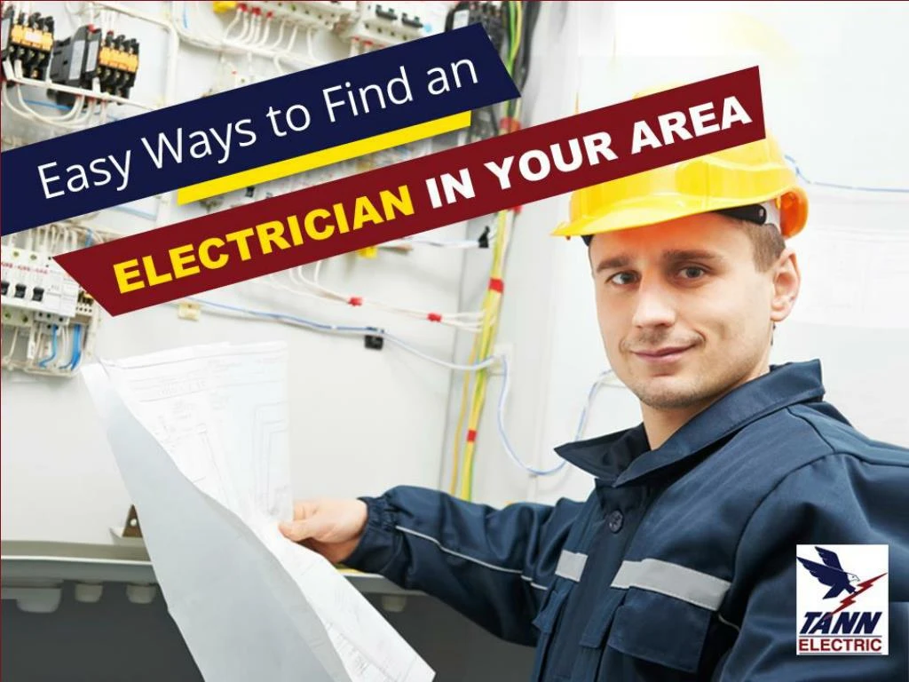 easy ways to find an electrician in your area