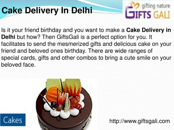 Cake Delivery in Delhi