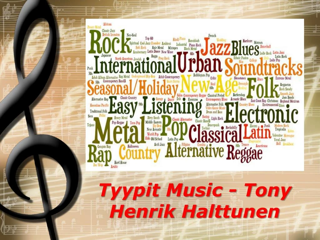 tyypit music tony henrik halttunen