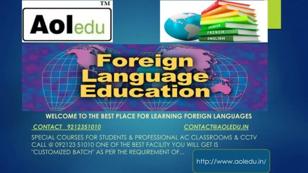 Best foreign languages institute in delhi