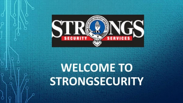 Sydney Security and Safety Services by Strongsecurity