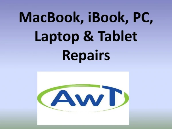 MacBook & iBook Repairs