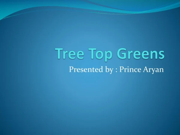 Service Apartments in Gurgaon by Tree Top Greens