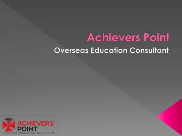 Welcome To Achievers Point