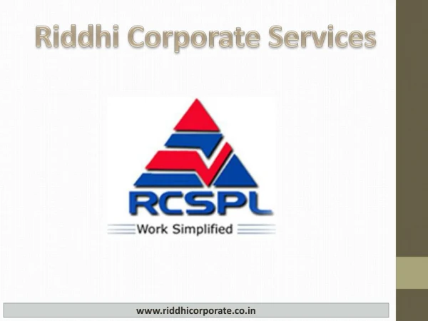 Riddhi Corporate Services