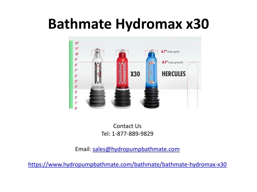 bathmate hydromax x30