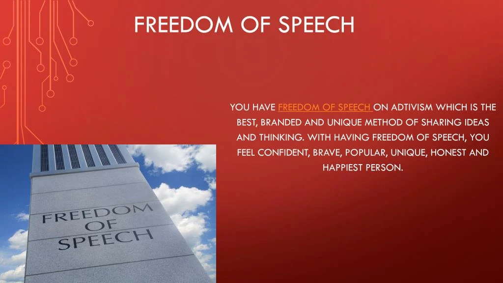 freedom of speech