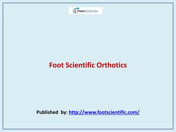 Foot Scientific Orthotics