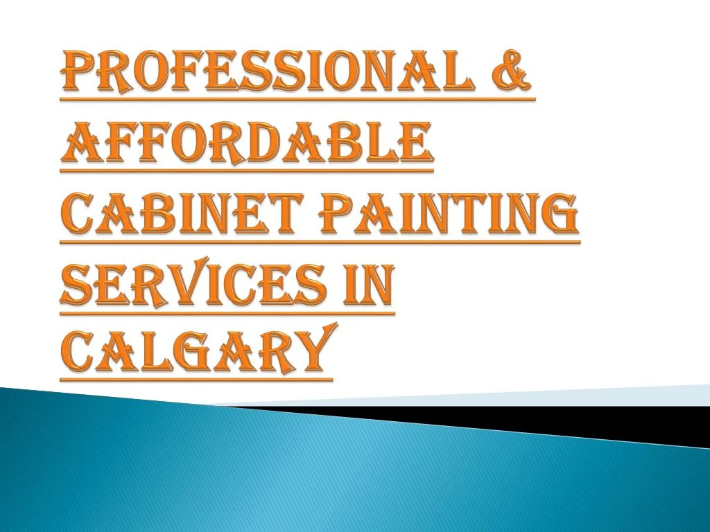 professional affordable cabinet painting services in calgary