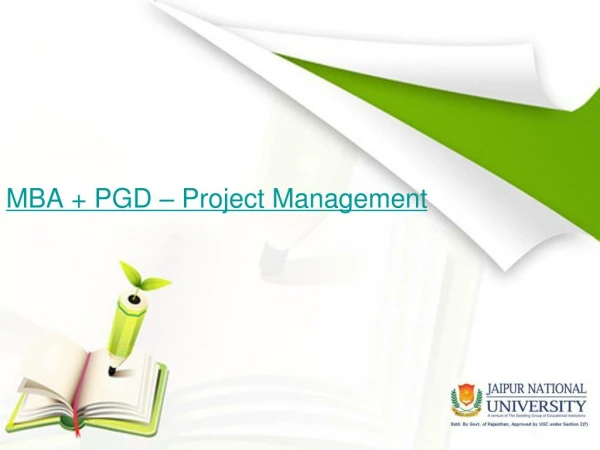 MBA PGD - Project Management