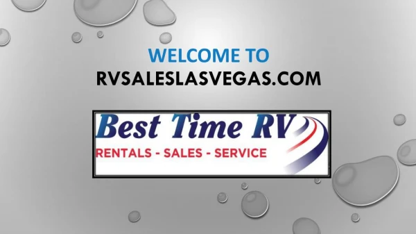 Best Time RV - rv for sale las vegas