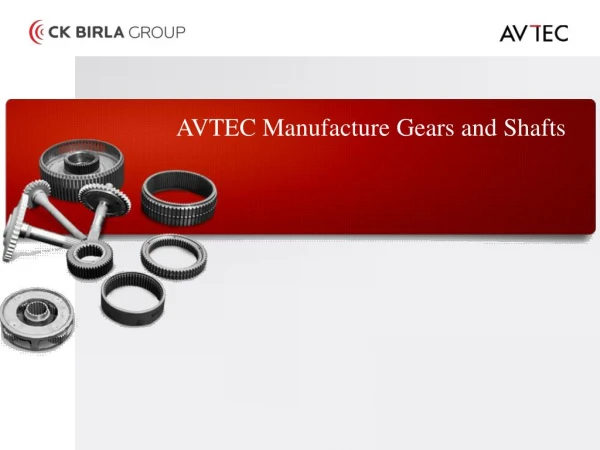Avtec Transmission Parts Manufacturer