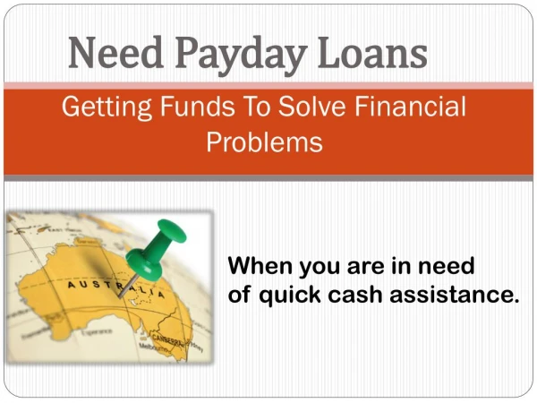 Avail Need Payday Loans Support To Control Your Budget