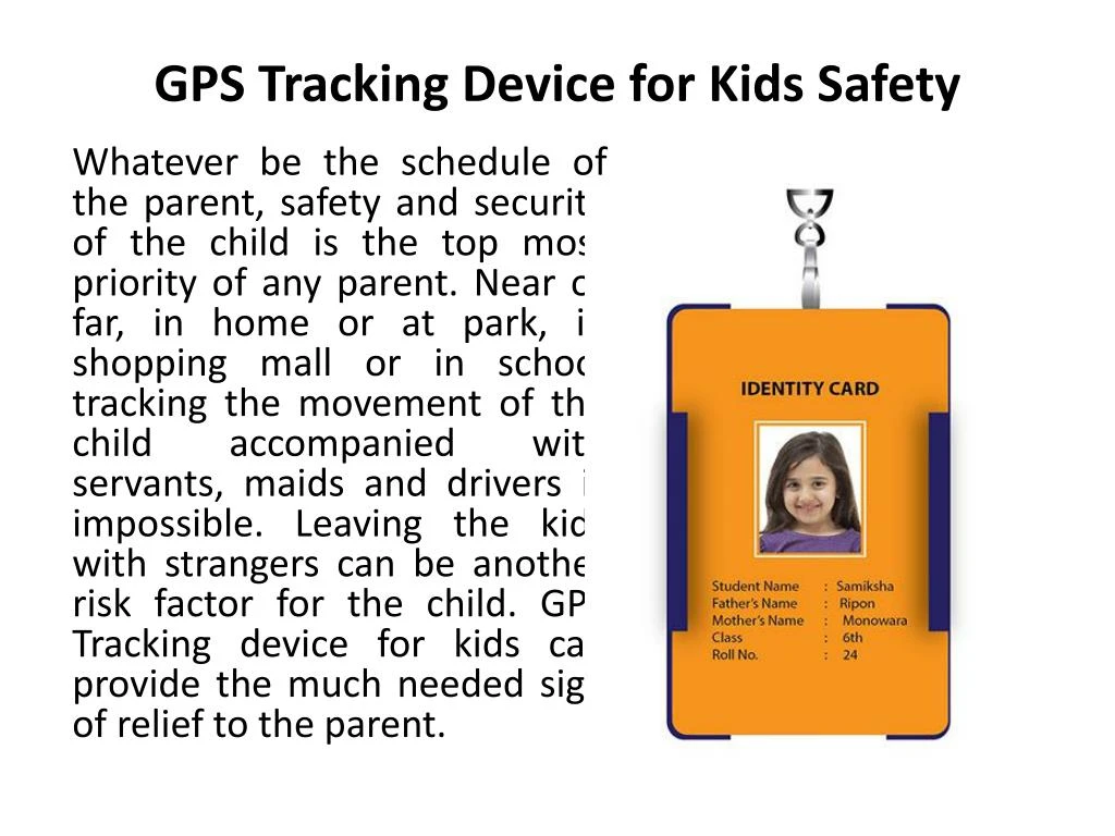 gps tracking device for kids safety