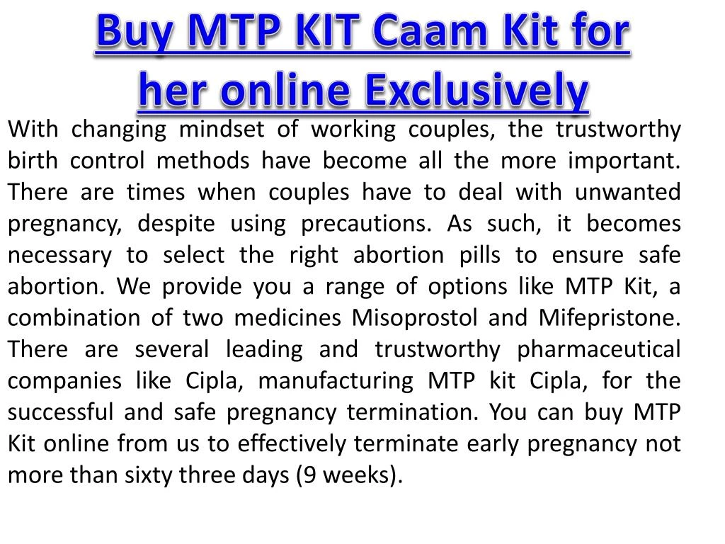 buy mtp kit caam kit for her online exclusively