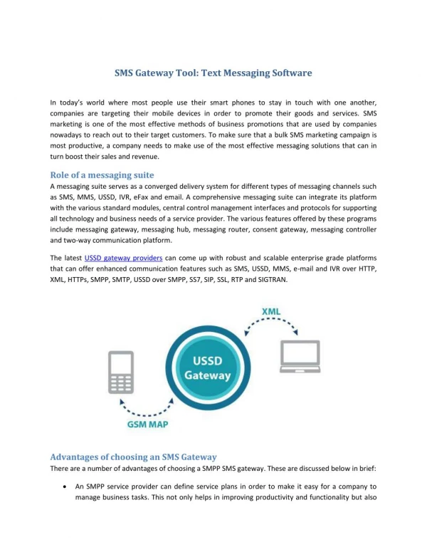 SMS Gateway Tool : Text Messaging Software