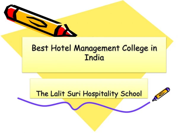 Best Hotel Management College in India
