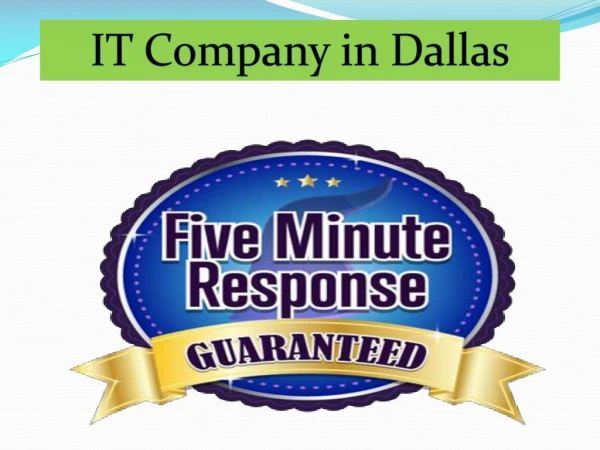 IT Company in Dallas