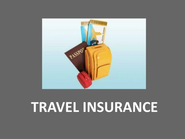 Travel insurance plans for a safe journey