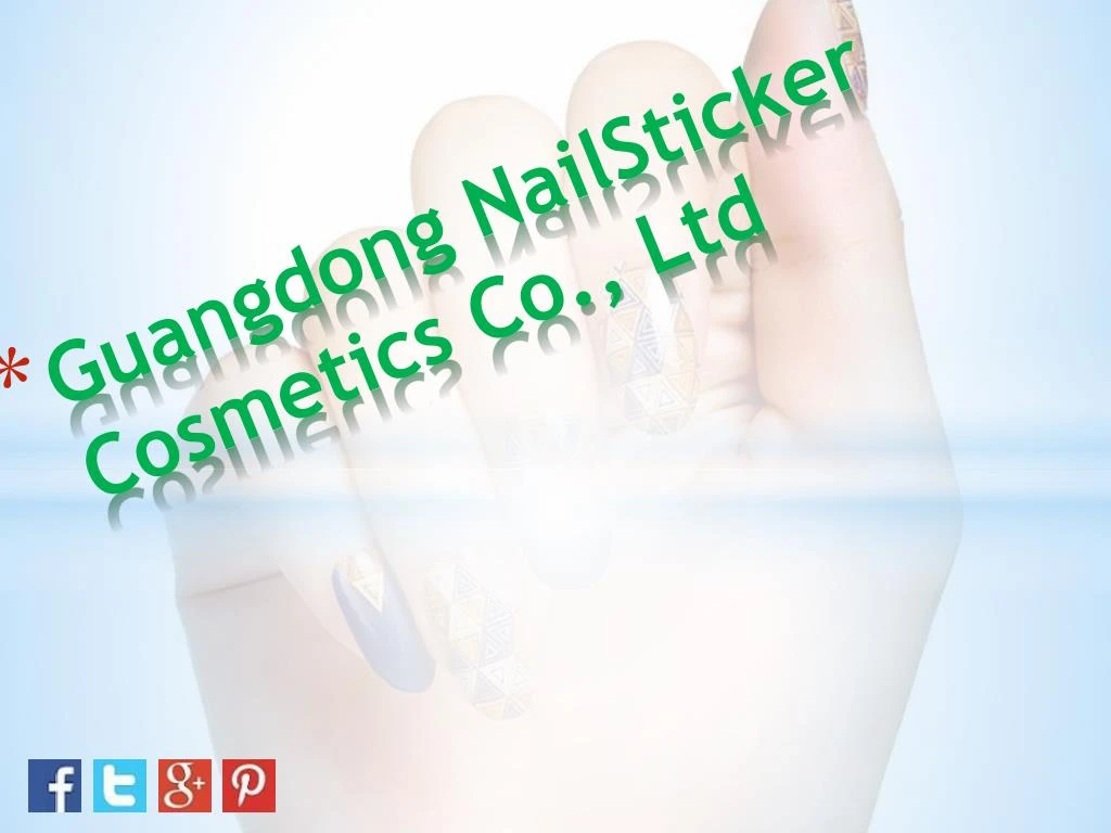 guangdong nailsticker cosmetics co ltd