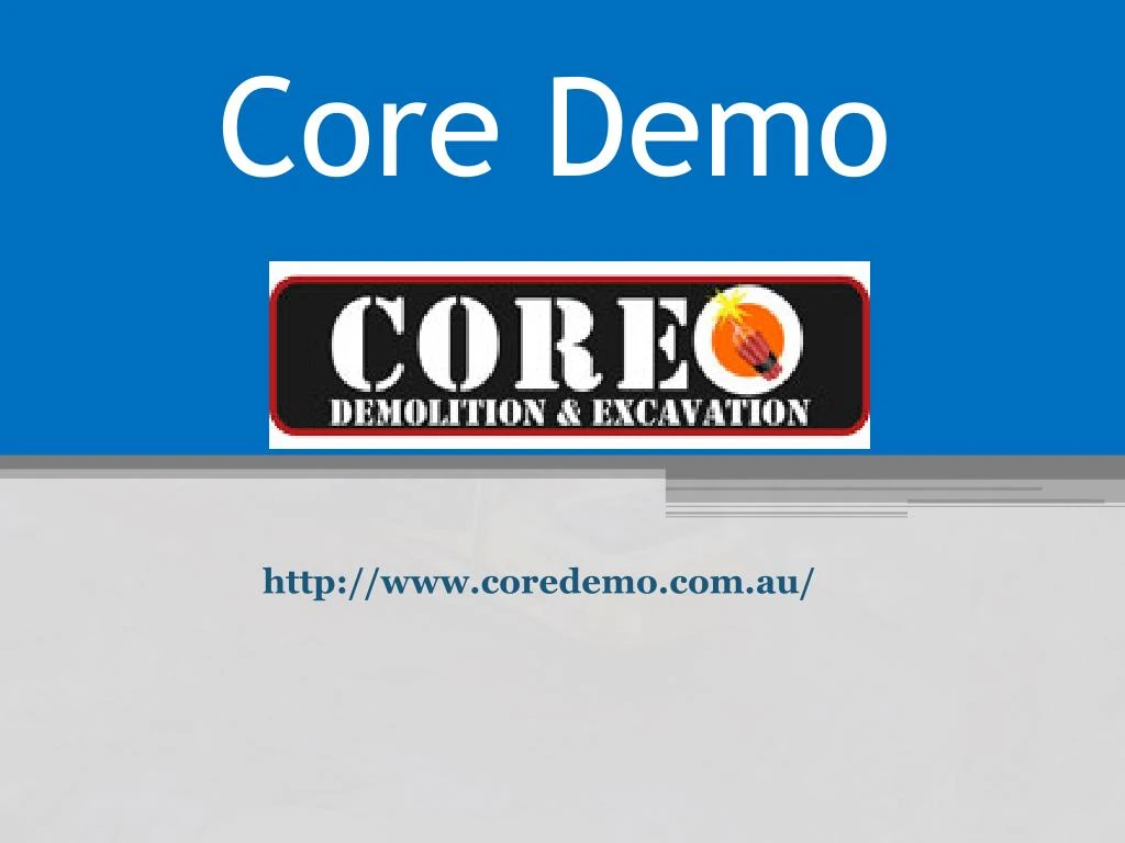 core demo