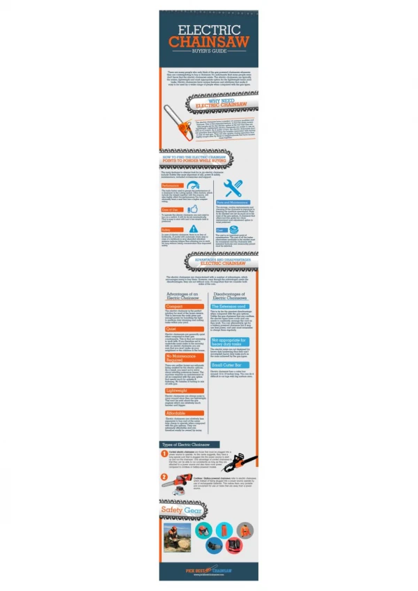 Electric Chainsaw - Buyer’s Guide and Reviews