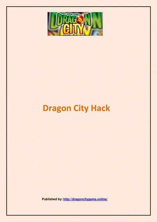 Dragon City-Dragon City Hack