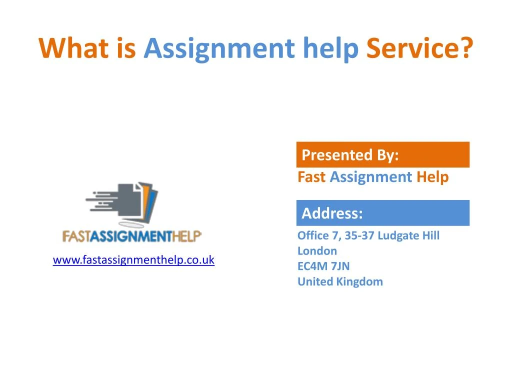 what is assignment help service