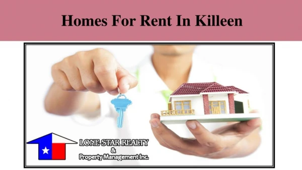 Homes For Rent In Killeen