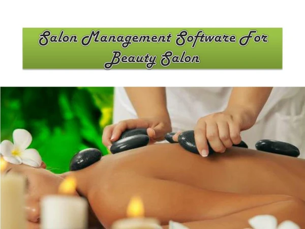 Salon Management Software For Beauty Salon