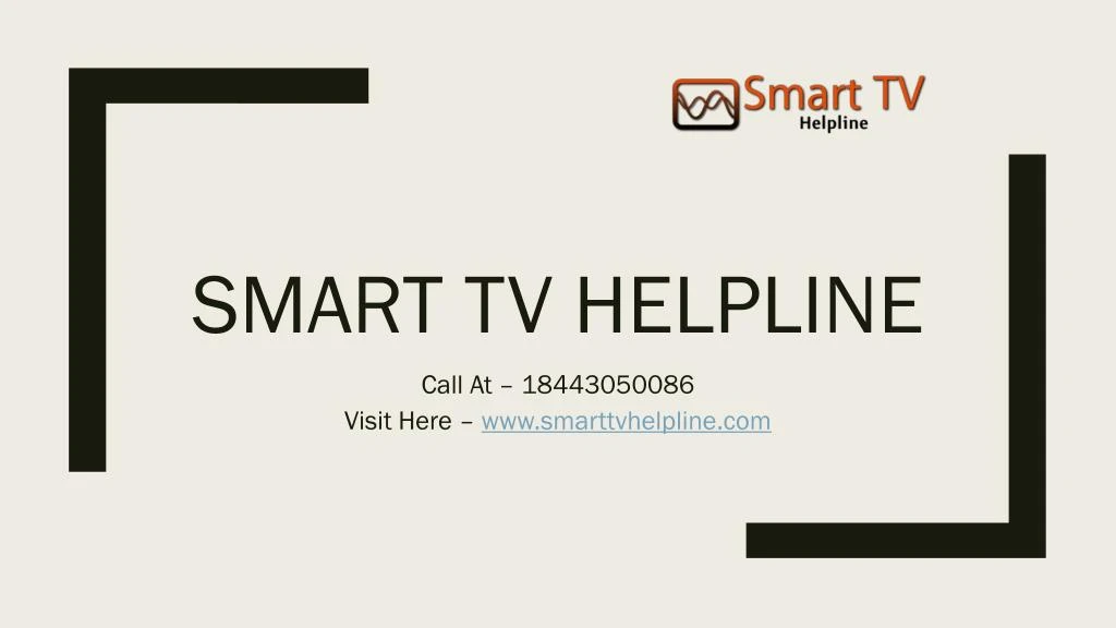 smart tv helpline