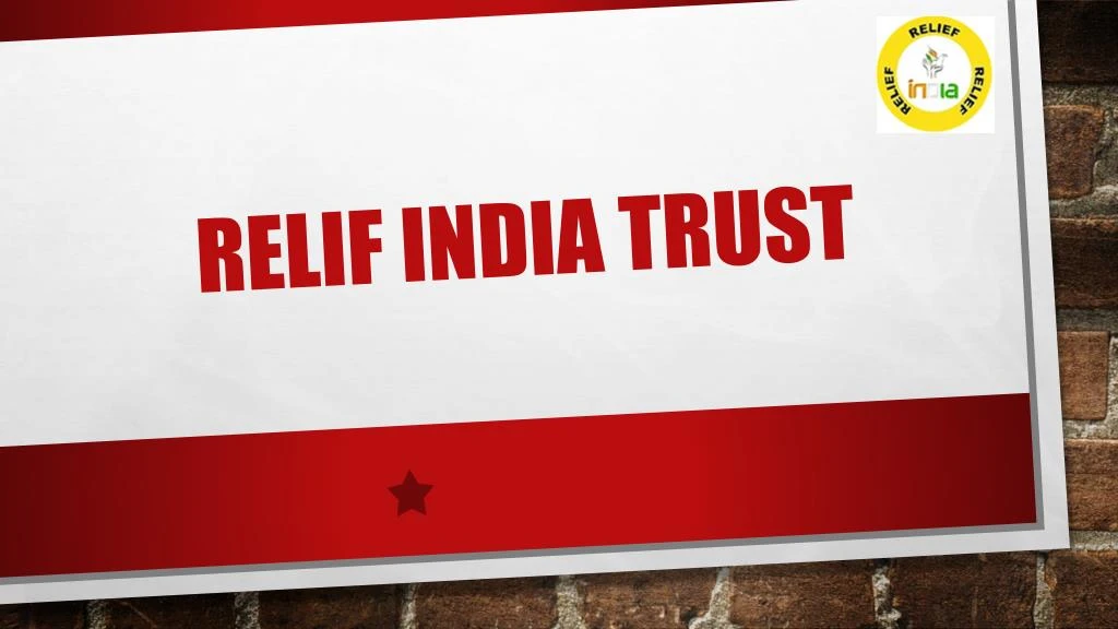 relif india trust