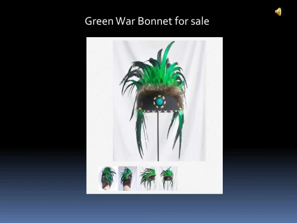 War Bonnet for sale