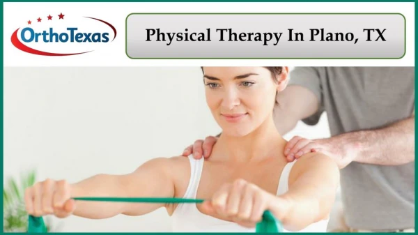 Physical Therapy In Plano, TX