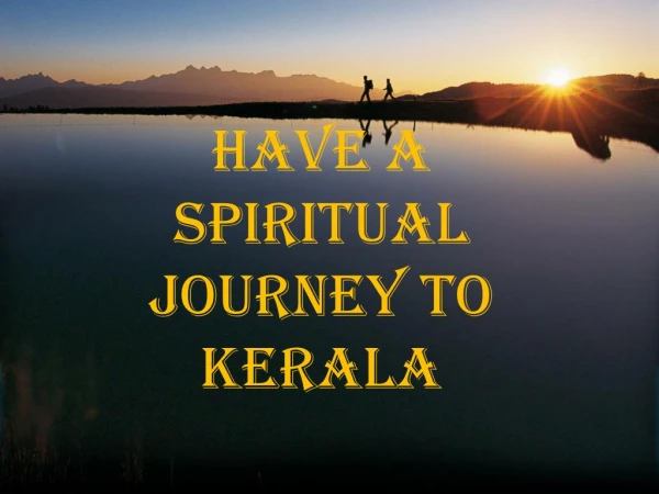 Find the Spiritual Place of Kerala