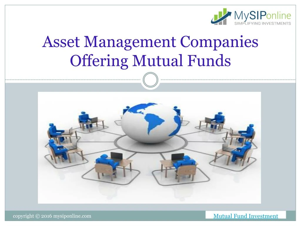 asset management companies offering mutual funds