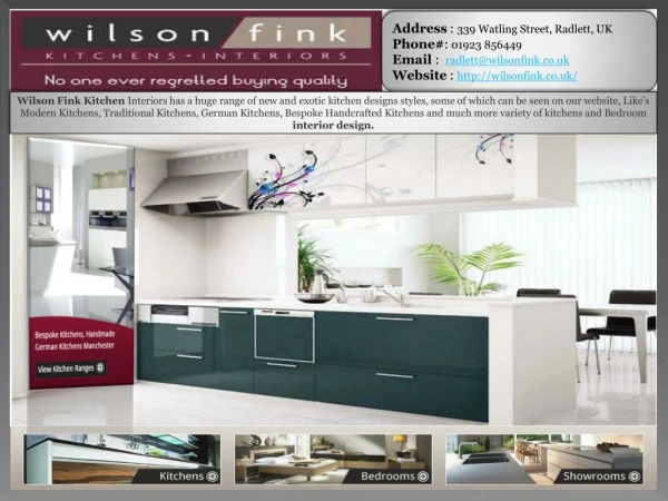 German Kitchens Company London by Wilson Fink