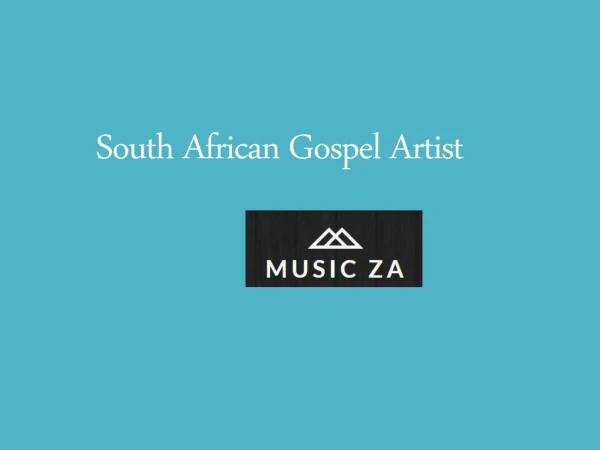 South African Gospel Artist