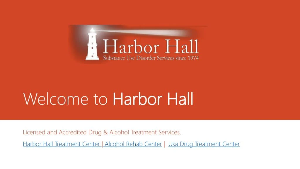 welcome to harbor hall