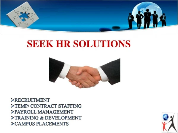 staffing solutions in delhi –seek hr solutions