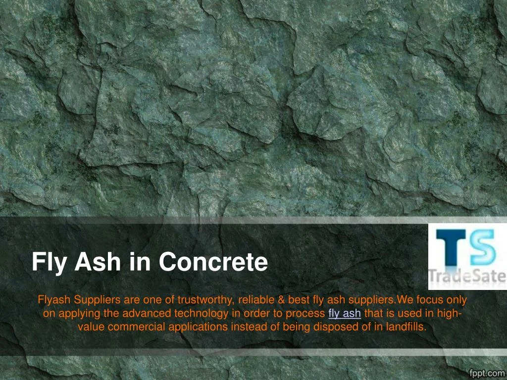fly ash in concrete