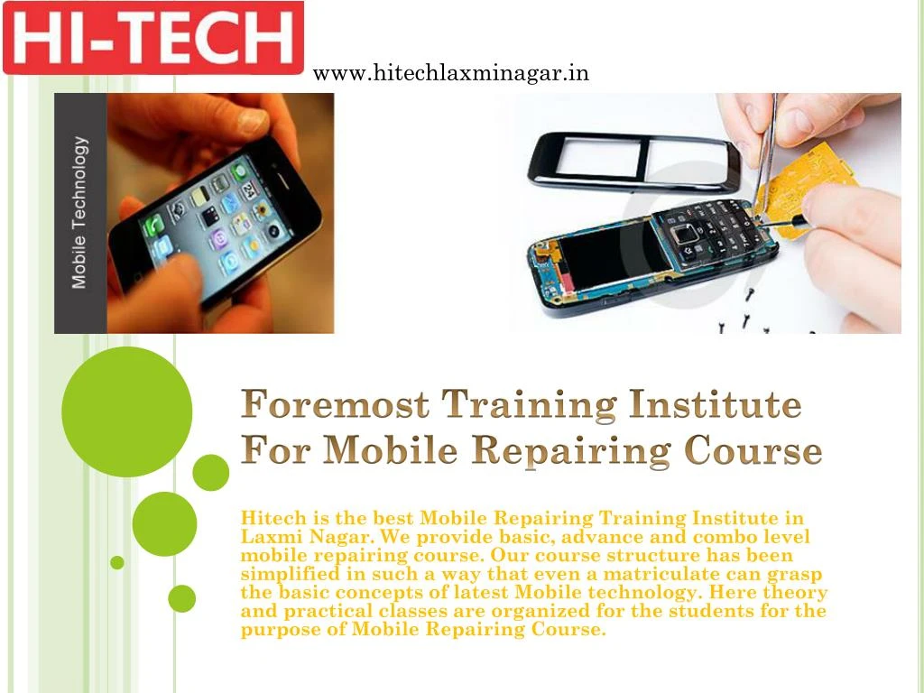 foremost training institute for mobile repairing course