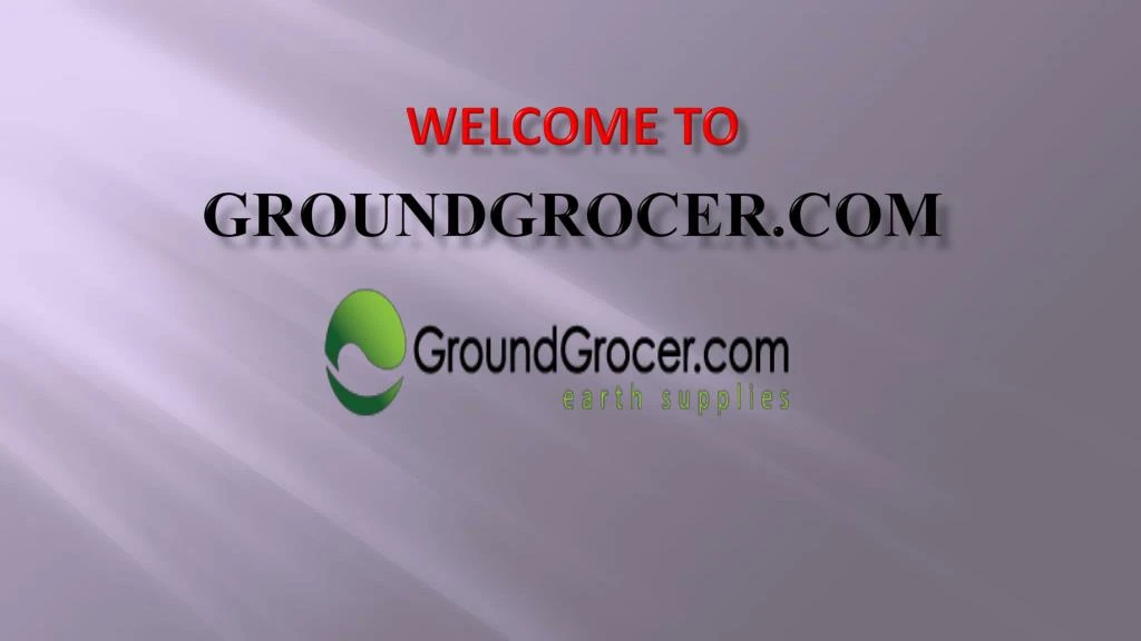 welcome to groundgrocer com