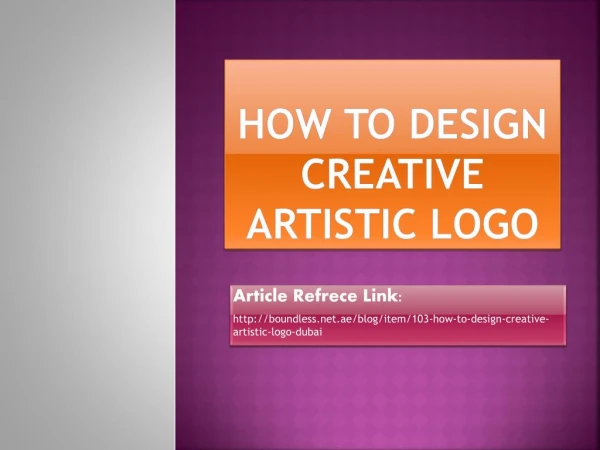 How to Design Creative Artistic Logo Duabi