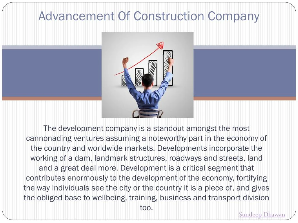 advancement of construction company