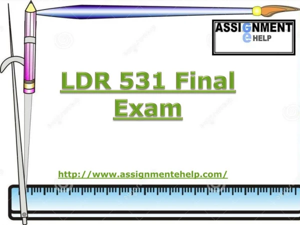 LDR 531 Final Exam Answers free | LDR 531 Final Exam, Assignment E Help