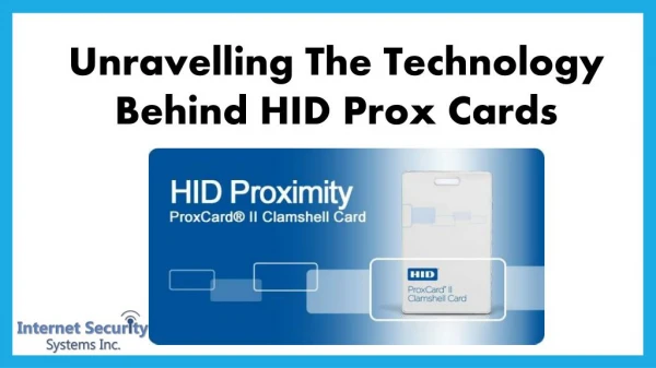 Unravelling The Technology Behind HID Prox Cards